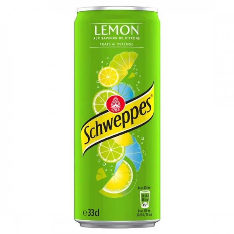 SCHWEPPES LEMON LATTINA CL 33 X 24 LATTINA